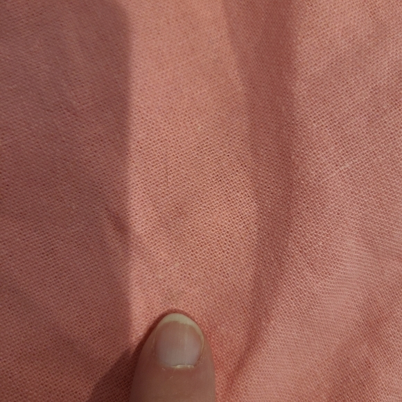 Old Navy Bubble Gum Pink Linen Blend Tie Strap Tank Top - Picture 5 of 8